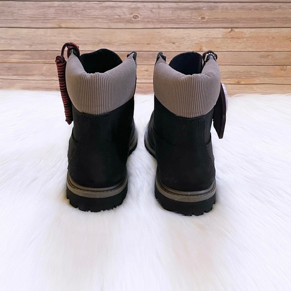 Timberland Women’s Premium 6 Inch Waterproof Black Boots - Picture 6 of 8
